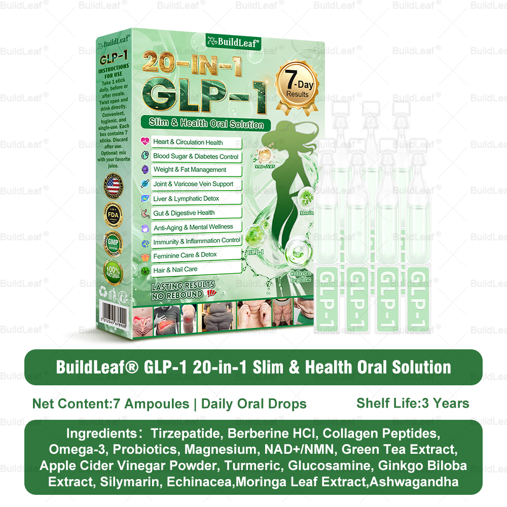 💟💟𝘽𝙪𝙞𝙡𝙙𝙇𝙚𝙖𝙛® 𝗚𝗟𝗣-𝟭 20-in-1 Slim & Health Oral Solution(𝑶𝒏𝒄𝒆 𝒂 𝒅𝒂𝒚,𝒓𝒆𝒔𝒖𝒍𝒕𝒔 𝒊𝒏 7 𝒅𝒂𝒚𝒔)Supports weight management,heart health,blood sugar balance,and overall well-being.