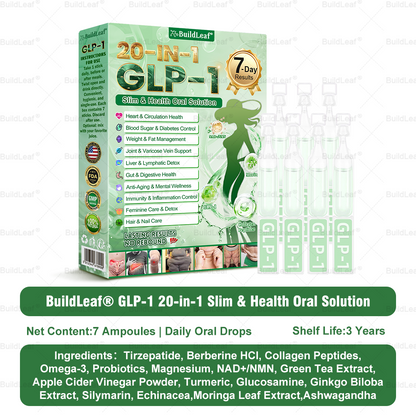 💟💟𝘽𝙪𝙞𝙡𝙙𝙇𝙚𝙖𝙛® 𝗚𝗟𝗣-𝟭 20-in-1 Slim & Health Oral Solution(𝑶𝒏𝒄𝒆 𝒂 𝒅𝒂𝒚,𝒓𝒆𝒔𝒖𝒍𝒕𝒔 𝒊𝒏 7 𝒅𝒂𝒚𝒔)Supports weight management,heart health,blood sugar balance,and overall well-being.
