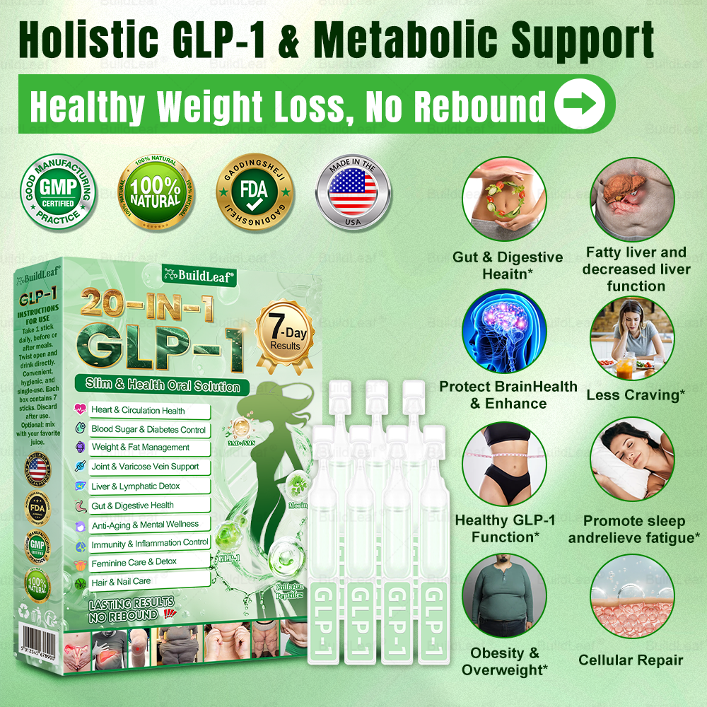 💟💟𝘽𝙪𝙞𝙡𝙙𝙇𝙚𝙖𝙛® 𝗚𝗟𝗣-𝟭 20-in-1 Slim & Health Oral Solution(𝑶𝒏𝒄𝒆 𝒂 𝒅𝒂𝒚,𝒓𝒆𝒔𝒖𝒍𝒕𝒔 𝒊𝒏 7 𝒅𝒂𝒚𝒔)Supports weight management,heart health,blood sugar balance,and overall well-being.