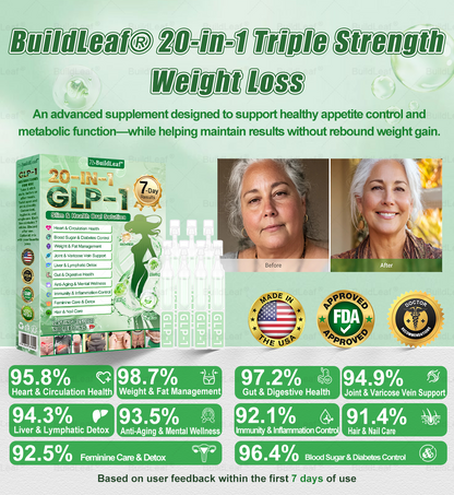 💟💟𝘽𝙪𝙞𝙡𝙙𝙇𝙚𝙖𝙛® 𝗚𝗟𝗣-𝟭 20-in-1 Slim & Health Oral Solution(𝑶𝒏𝒄𝒆 𝒂 𝒅𝒂𝒚,𝒓𝒆𝒔𝒖𝒍𝒕𝒔 𝒊𝒏 7 𝒅𝒂𝒚𝒔)Supports weight management,heart health,blood sugar balance,and overall well-being.