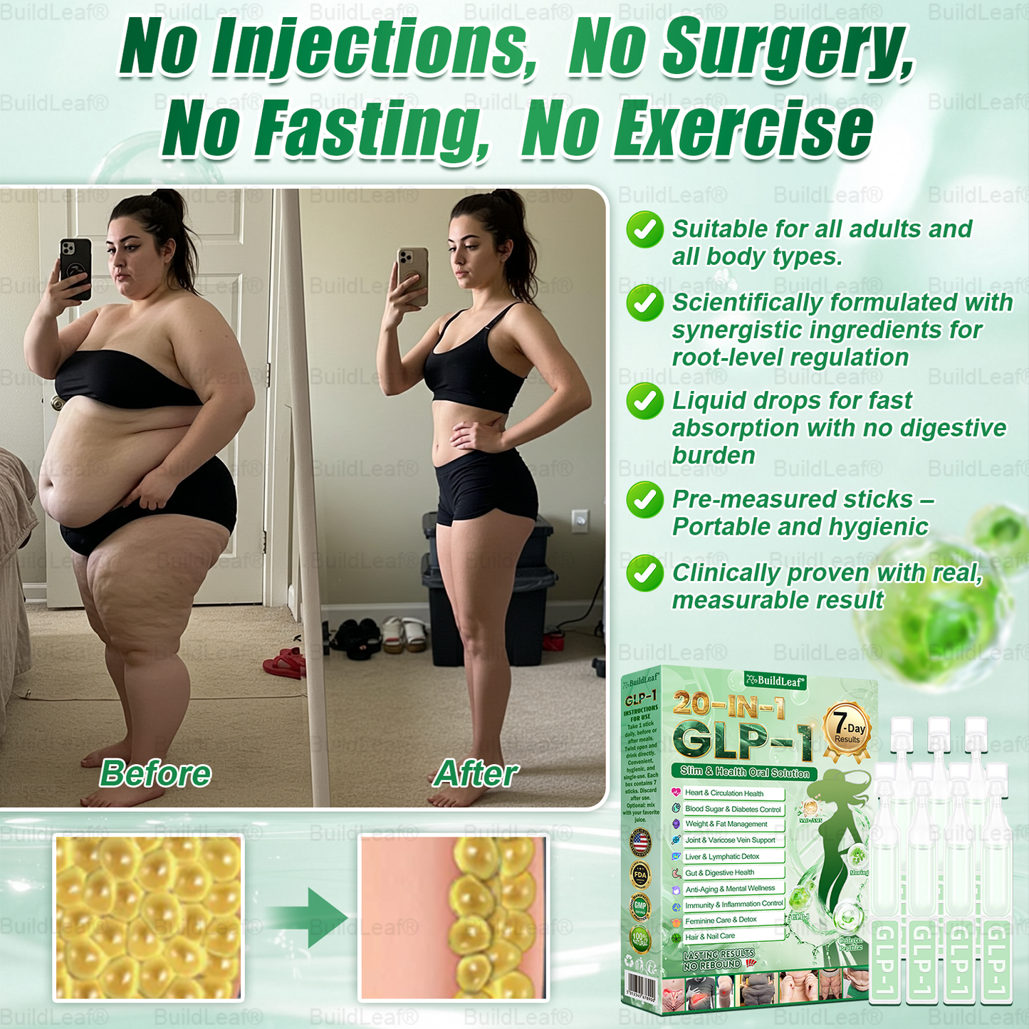 💟💟𝘽𝙪𝙞𝙡𝙙𝙇𝙚𝙖𝙛® 𝗚𝗟𝗣-𝟭 20-in-1 Slim & Health Oral Solution(𝑶𝒏𝒄𝒆 𝒂 𝒅𝒂𝒚,𝒓𝒆𝒔𝒖𝒍𝒕𝒔 𝒊𝒏 7 𝒅𝒂𝒚𝒔)Supports weight management,heart health,blood sugar balance,and overall well-being.